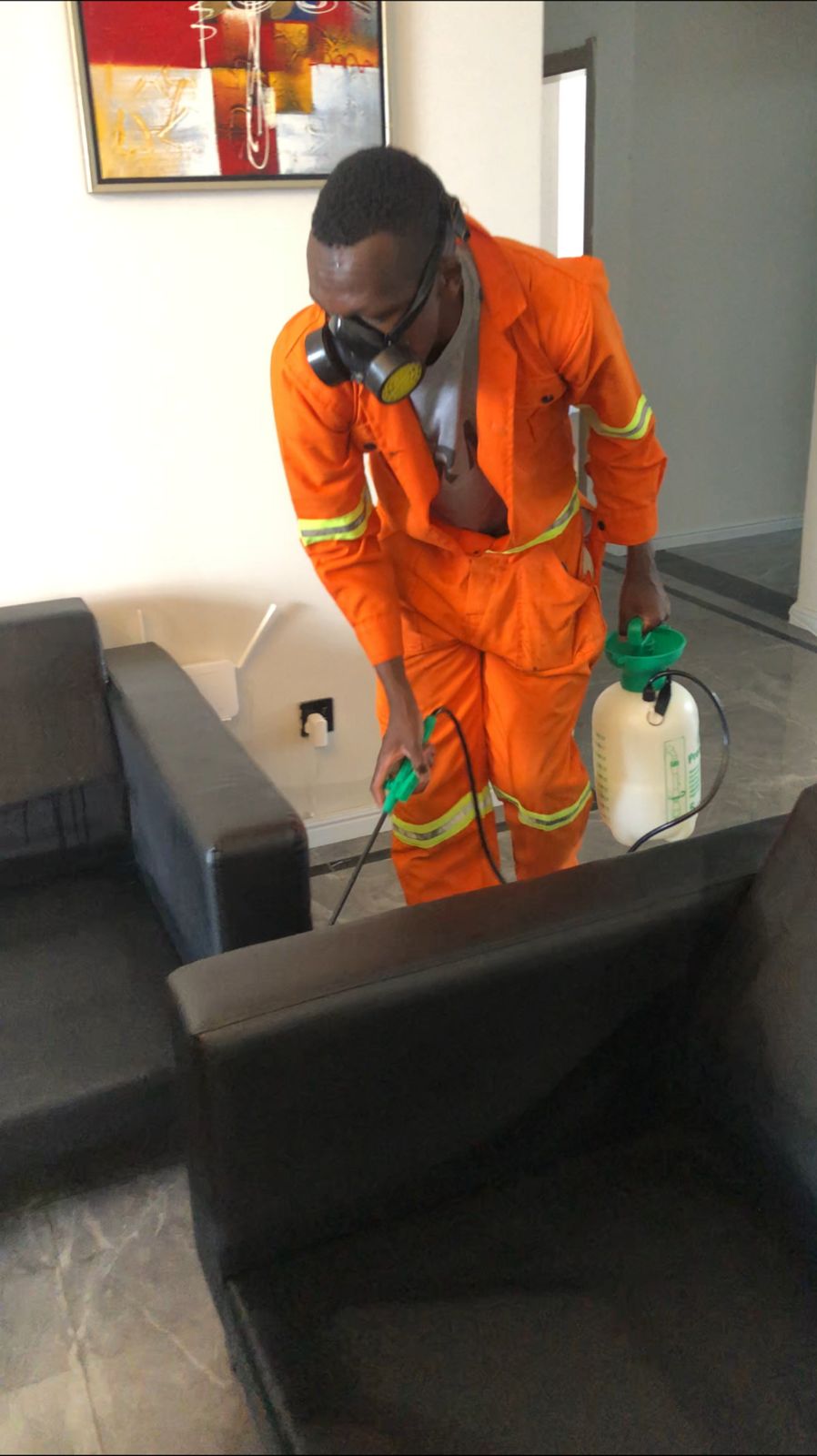 Kowa technician treating office for cockroaches